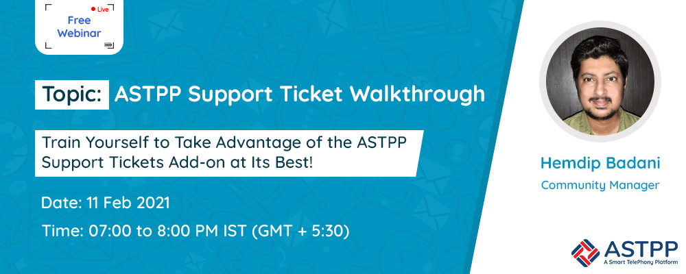 ASTPP Support Ticket Walkthrough